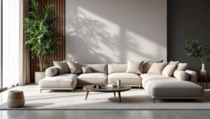 Waarom interieurontwerpers in 2026 geen kussens meer op de bank leggen